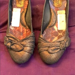 Bronze colored flats